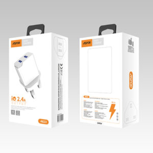 Aspor A823 Lightning 2.4A 2USB Home Charger