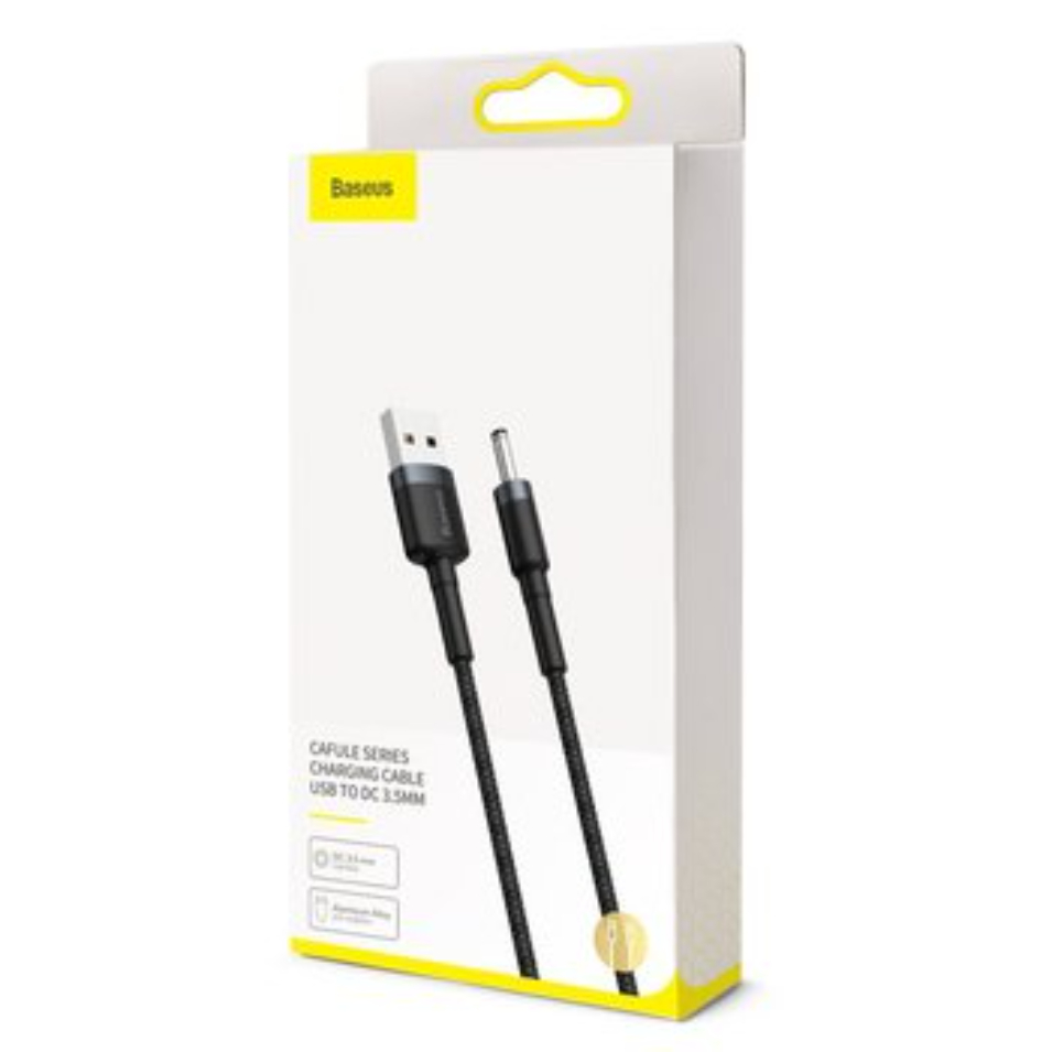 BASEUS CADKLFG 1M USB TO DC 3.5MM Cafule Cable