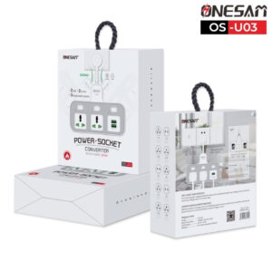 Onesam OSU03 2.4A 3000W 2USB+2Power Socket